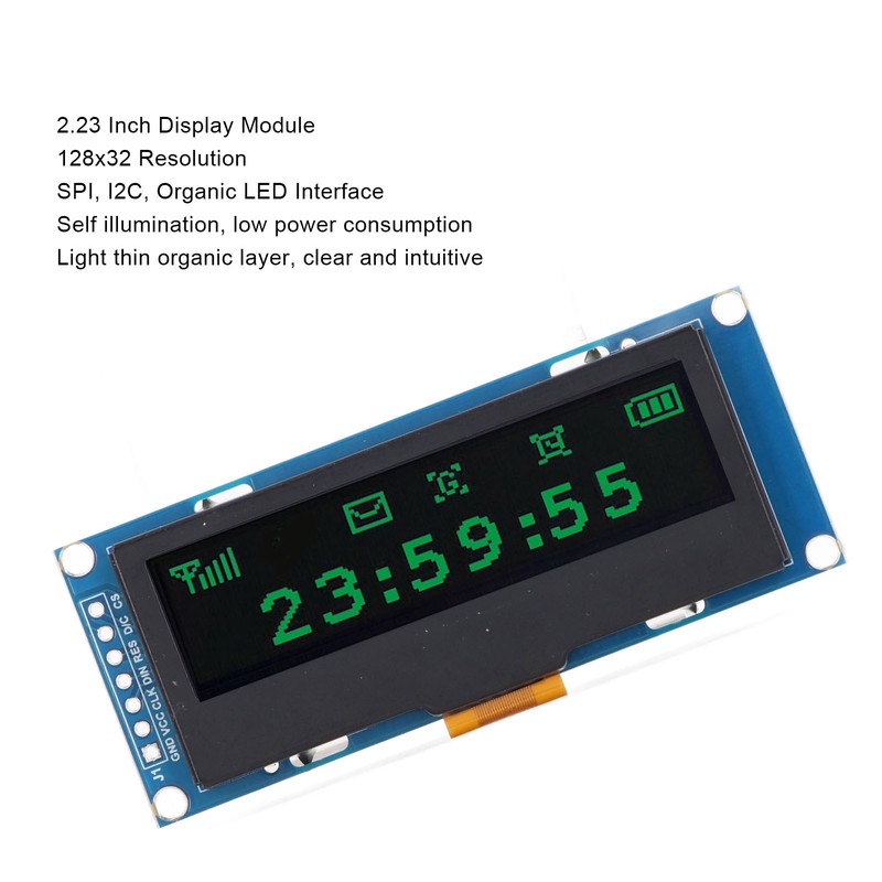 2.23 Inch Display Module 128x32 Resolution Organic Light Emitting Diode