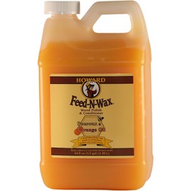 Howard Feed-N-Wax Wood Polish and Conditioner, 64-Ounce
