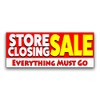 Store Closing Sale Vinyl Banner (Size Options) Small - 24x60