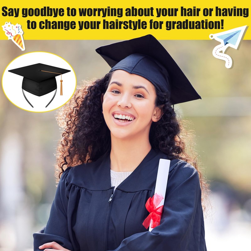 NNG NNG 2 PCS 2025 Graduation Cap Headband,Grad Cap Band