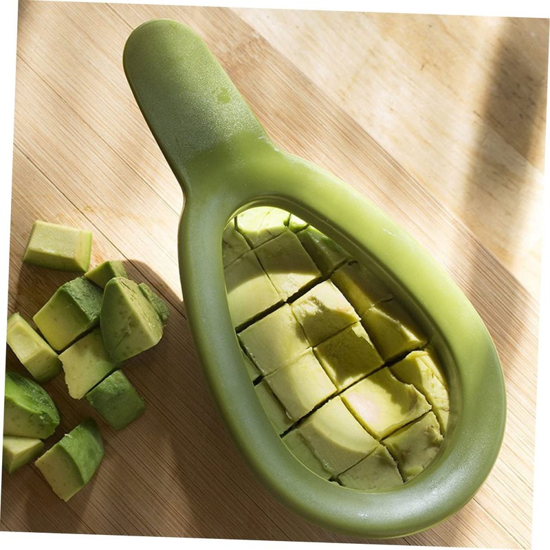 LABRIMP 2pcs Avocado Cutter Professional Avocado Splitter Cuber Tool Ergonomic