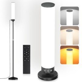 OYADISIIOP Light Therapy Lamp 10,000 Lux Happy Therapy Light with Remote, 2-in-1 Pedestal to Tabletop Lighting, Full Spectrum Daylight Lamp with Adjustable Color/Brightness/Timer, Memory Function, 24W