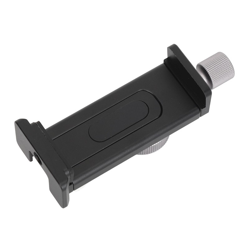 Phone Tripod Mount with Cold Shoe 1/4in Screw Hole Expandable