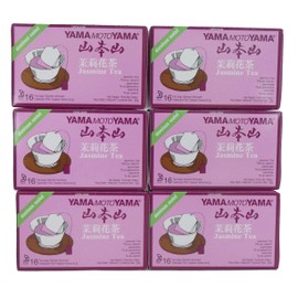 6 boxes of 16 Yamamotoyama Jasmine Green Teabags - 96 teabags total