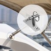 SHENGHUISS Bimini Top Deck Hinge with Quick Release pin 316