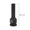 sourcing map 1/2" Drive x H12 (12mm) Impact Hex Bit