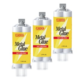 Metal Glue, 2 Pack High Strength Liquid Metal Epoxy Glue, Heat Resistant Metal to Metal Repair Glue, Metal Glue Heavy Duty for Welding Aluminum Steel Wood Plastic