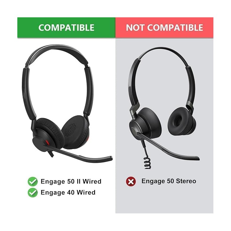Engage 40 Ear Pads and Microphone Foam Replacement - defean