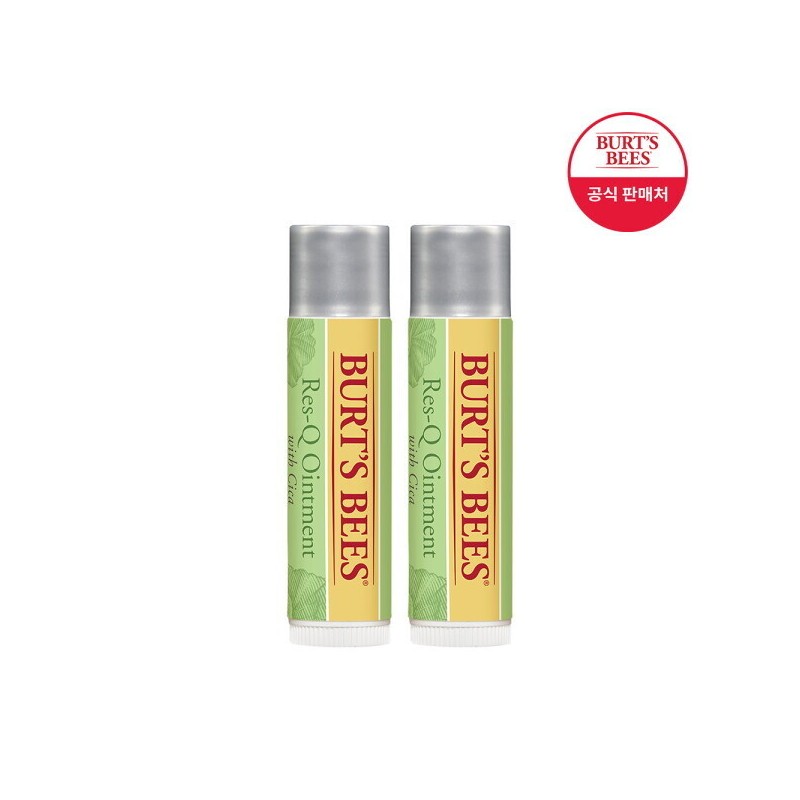 Burt's Bees 버츠비 레스-큐 오인트먼트 위드 시카 스틱 듀오 세트