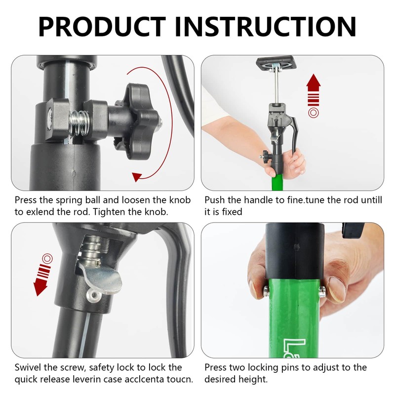 Cabinet Jacks for Installing Cabinets, Heavy Duty Adjustable Third Hand