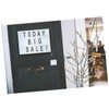 COHEALI 190 Pcs Diy Acrylic Light Box Accessories, Black and