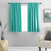 DONREN - Cortinas opacas de color turquesa para recámara, con