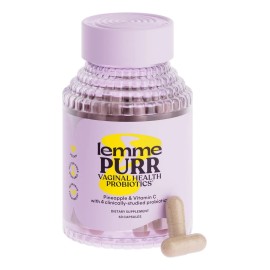 Suplemento probiótico vaginal Lemme Purr 60 cápsulas Ve