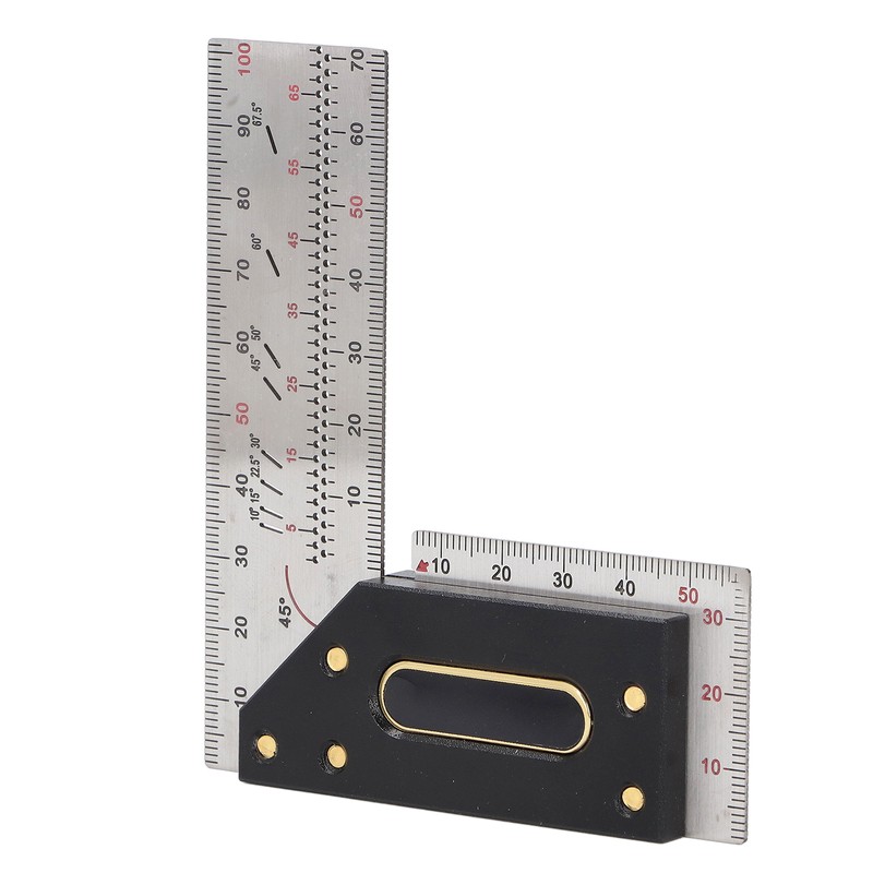 L Measurements Ruler Stainless Steel High Accuracy Carpenter Square Framing