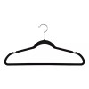 Richards Paquete De Ganchos Para Ropa Aterciopelados Negro 50pz Ri-44