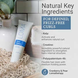 Loma Hair Care Curvy Crème, 3 onzas líquidas