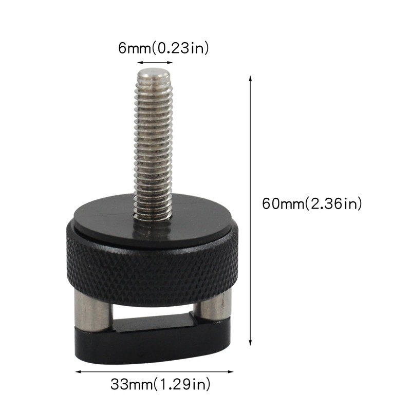 LVOUP Black Hard Top Quick Release Bolts Hard Top Thumb