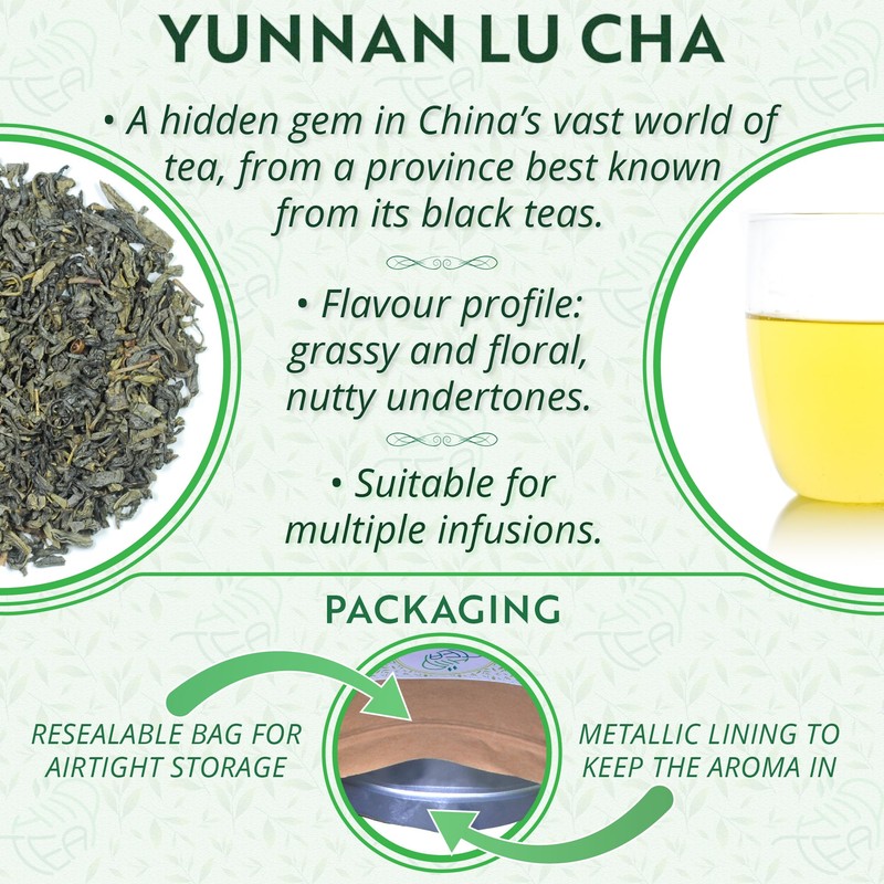 Yunnan Lu Cha Loose Leaf Green Tea – Premium Chinese