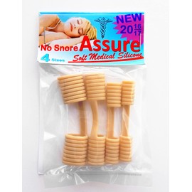No Snore Assure 4 Different Sizes - Snoring Stopper, Premium Nose Separator, Anti Snoring Nose Dilator