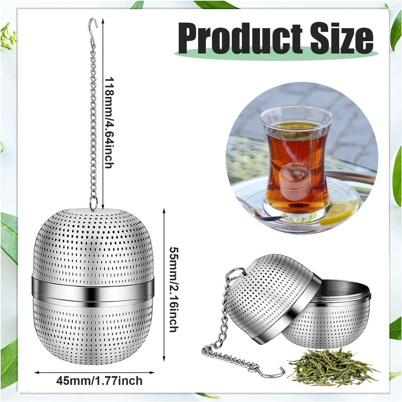 YHT Tea Infuser for Loose Tea,Stainless Steel Tea Ball Strainer