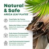 DISPOSABLE GREEN – Round Disposable Plates, Areca Leaf Serving Plates,