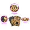 Fingerless Half-Finger Premium Driving/Cycling/Motorcycle Gloves in Real Leather 309, leopard-yellow