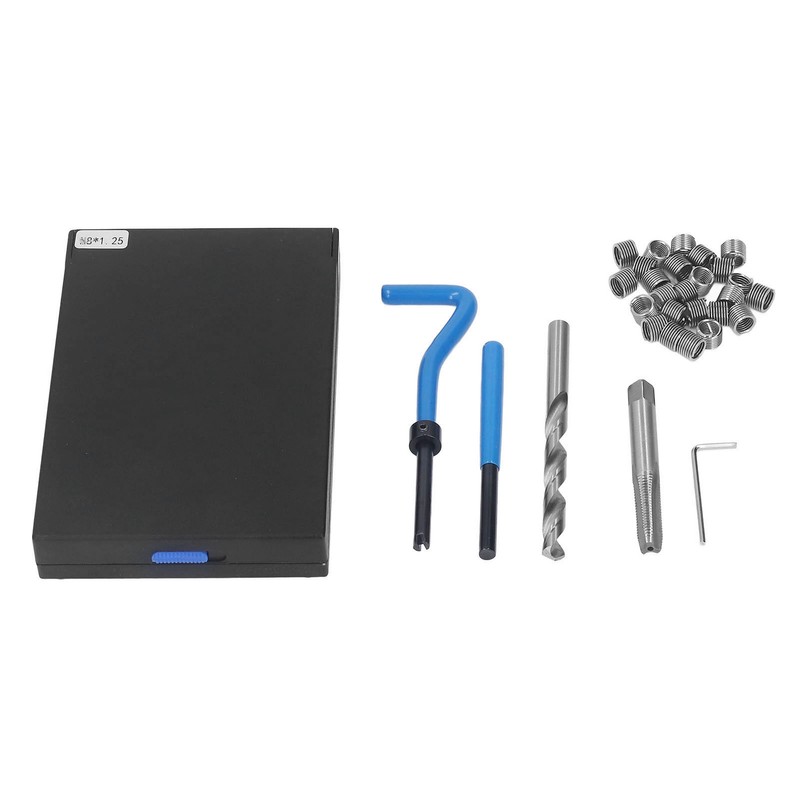 M8x1.25 Thread Repair Tool Helical Threaded Inserts Kit High Speed