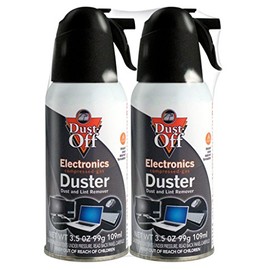Dust-Off 3.5 oz Compressed Gas Duster, 2 Pack (DPSJB2)