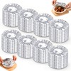 90PCS Reusable Aluminum Foil Food Covers, Universal Fresh Keeping and