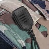 Retevis Walkie Talkie Speaker Mic,IP54 Waterproof 2 Pin Shoulder Speaker