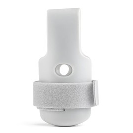 SEVEN MINE 1 Pza Férula para Dedo Ajustable Tipo Sombrilla con Esponja Interna y Correas Ajustables | 4 Tallas Unisex | Protección Cómoda para Mano Izquierda o Derecha | Color Gris (Small)