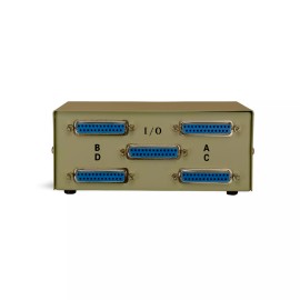 SolutionCables DB25 ABCD 4 Way Switch Box - Beige