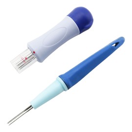 ZYAMY Pen Style Needle Felting Tool with 3 Needles and Punch Style Felting Needle Tool with 7 Barbed Needles for DIY Patchwork Wool Crafts Making Felt Patterns Needle Felting Supplies