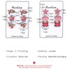 Zeshimb Bohemian Starfish Seashell Crab Turtle Earrings Set Wooden Printed