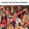 1 Austrian Flag with 3 Small Hand Waving Austrian Flags,
