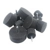JUNLIXN 10 Pcs Fiber Buffing Wheels - 1/4'' Shank Abrasive