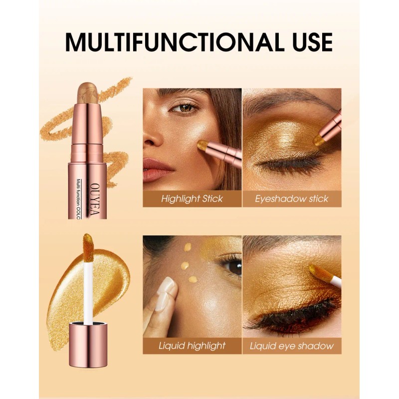 Sombra De Ojos Liquida Glitter Brillo Intenso Larga Duracion