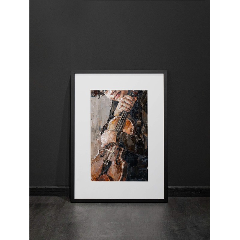 DEHA Fontana Wooden Picture Frame, 21 x 29.7 cm, White