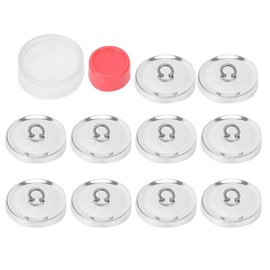 Yosoo Health Gear Flat Back Cover Buttons, Round Button Set, 10 Sets DIY Fabric Covered Button Set, Self Cover Buttons, Size 20 25 30 40 mm Optional