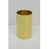 POLISHED BRASS 1" CANDLE SOCKET - 5/16" X 18 THREAD