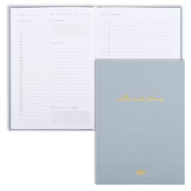Aesthetic Daily Planner And Notebook With Hourly Schedule - Modern Hardcover To do List Notepad to Easily Organize Your Work Tasks And Appointments - The Perfect Book for School & Office Supplies
