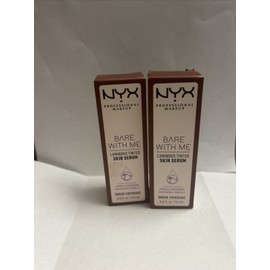 NYX Lot of 2 NYX Bare With Me Luminous Tinted Skin Serum # Universal Deep BWMLSS05