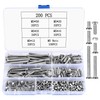 200 Pcs M5 Assorted Nuts and Bolts Set, Button Head