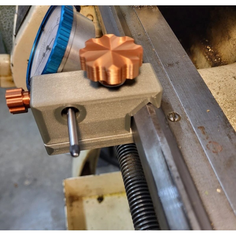 KD-CustomPrints Clausing 100 MK3 12 in. lathe carriage Dial Indicator