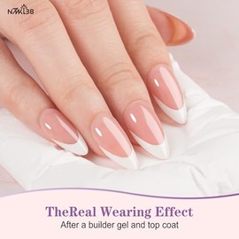 300 Uñas De Punta Francesa, 15 Tamaños De Uñas Postizas, Uñas De Gel Con Punta Francesa Para Decoración De Uñas Diy (Multicolor, Xd-07) Rosa Almendra 