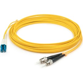 UD_AddOn 10m LC (Male) to ST (Male) Yellow OS1 Duplex Fiber OFNR (Riser-Rated) Patch Cable