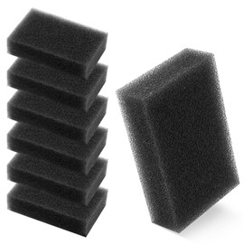 HOMEXCEL Sponge Dishwashing/Bath Cleaning, 8-Pack, Foaming Yutaka, Scratch-Resistant, No Abrasive Particles, Kitchen Utensils, Long Type (Gray)