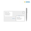 HERMA 8840 Universal Etiketten für Inkjet Drucker, 25 Blatt, 83,8