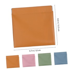 Baluue 4 Pcs Mini Makeup Bags TPU Organizer Pouches for Handbag Portable Cosmetic Storage for Travel Stylish and Compact Purse Accessories for Women