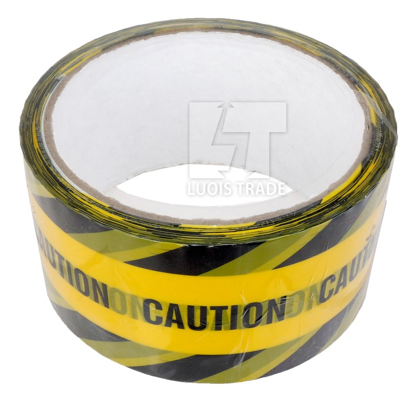 Caution Color Packing Tape Barricade Tape (CAUTION) Width 1.8 inches